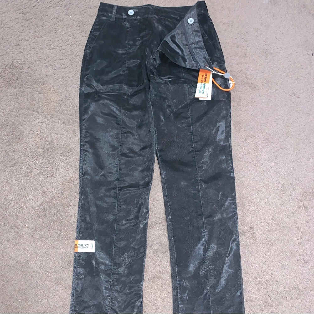 Size small black mesh Heron Preston pants